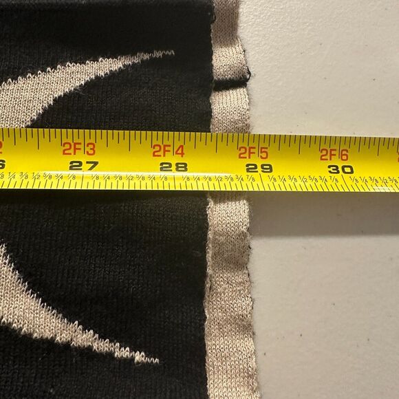 KIKIT Skirt Tan/Black Size M A-Line Knee Length Geometric Pull On Cotton Blend - Picture 8 of 10